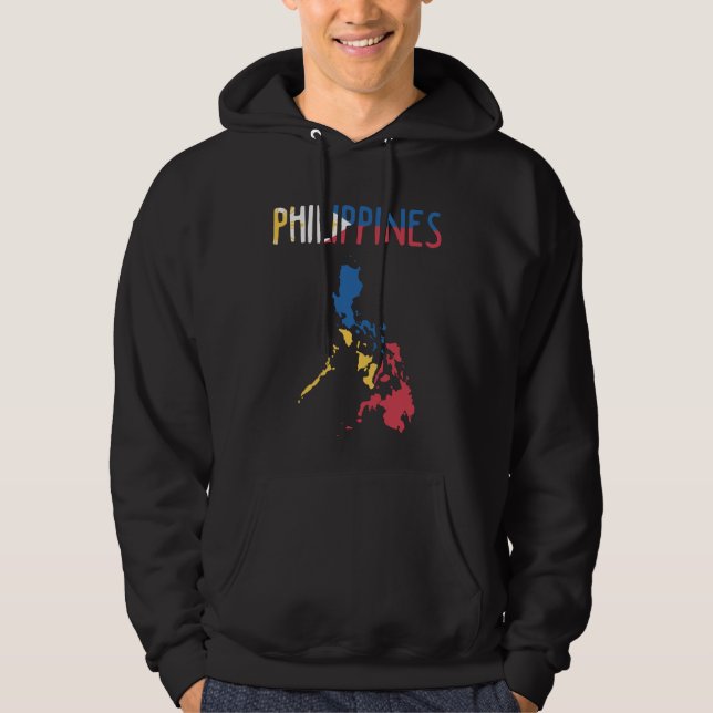 Republik der Philippinen Land Südostasien Hoodie (Vorderseite)