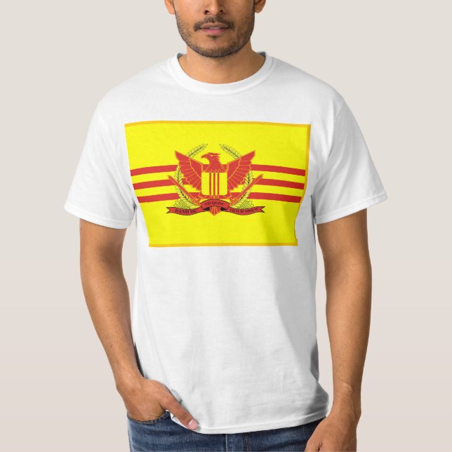 Republik der Südvietnam-Streitkraft-Flagge T-Shirt (Vorderseite)