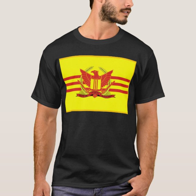 Republik der Südvietnam-Streitkraft-Flagge T-Shirt (Vorderseite)