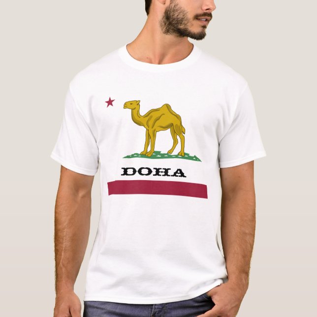 Republik Dohas nicht Kalifornien T-Shirt (Vorderseite)