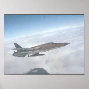 Republik F-105 ThunderChief_Military Aircraft Poster