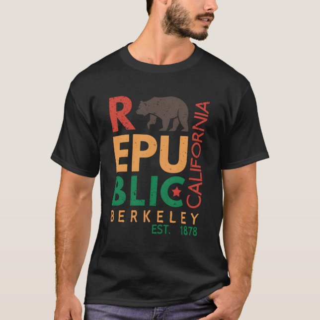 Republik Kalifornien, Berkeley T-Shirt (Vorderseite)