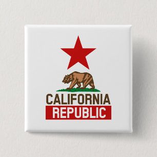 Republik Kalifornien Button