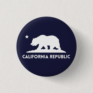 Republik Kalifornien Button