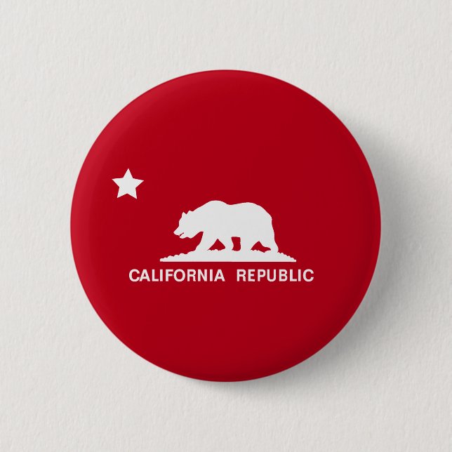 Republik Kalifornien Button (Vorderseite)