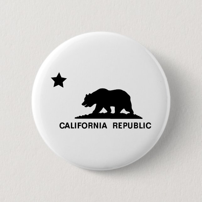 Republik Kalifornien Button (Vorderseite)