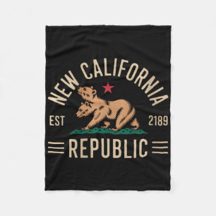 Republik Kalifornien Damenbekleidung Neue Kaliforn Fleecedecke