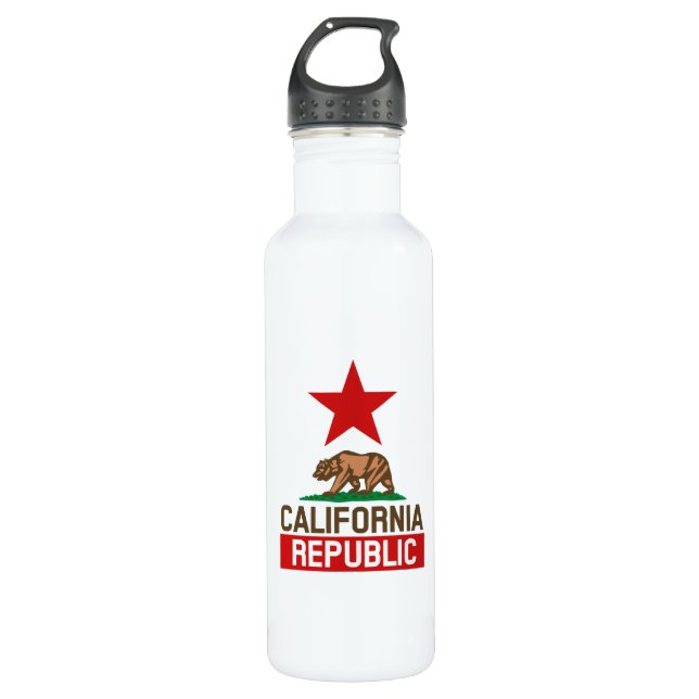 Republik Kalifornien Edelstahlflasche (Vorderseite)