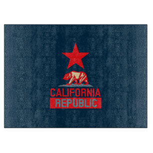 Republik Kalifornien im Stil der urbanen Hoffnung Schneidebrett
