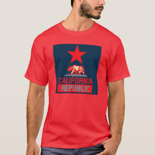 Republik Kalifornien im Stil der urbanen Hoffnung T-Shirt