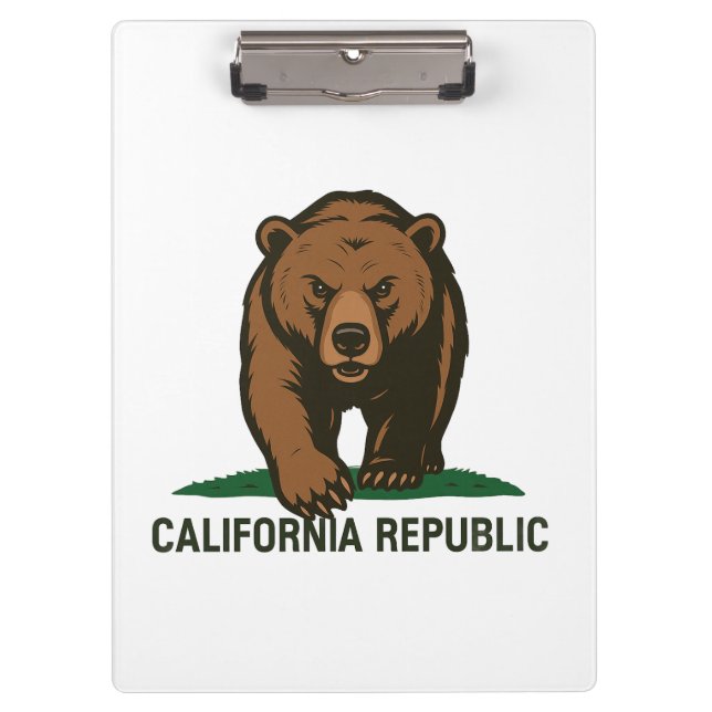 Republik Kalifornien Klemmbrett (Vorderseite)