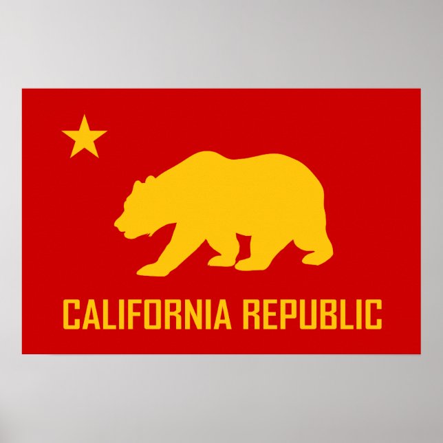 Republik Kalifornien Poster (Vorne)
