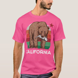 Republik Kalifornien - Staatsflagge Brawn Grizzly T-Shirt