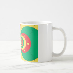 Republik Kamerun fünfzackiger Stern Kaffeetasse
