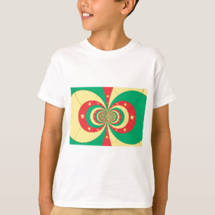 Republik Kamerun fünfzackiges Stern-Design T-Shirt
