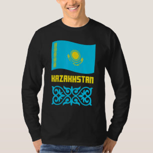 Republik Kasachstan - Qazaqstan - Kasachische Flag T-Shirt