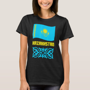 Republik Kasachstan - Qazaqstan - Kasachische Flag T-Shirt