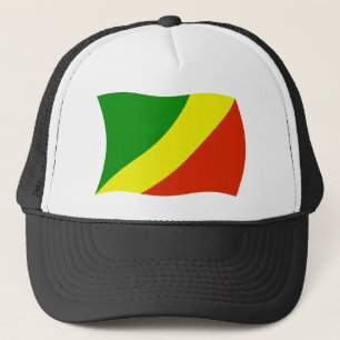 Republik Kongo Flaggenhut Truckerkappe