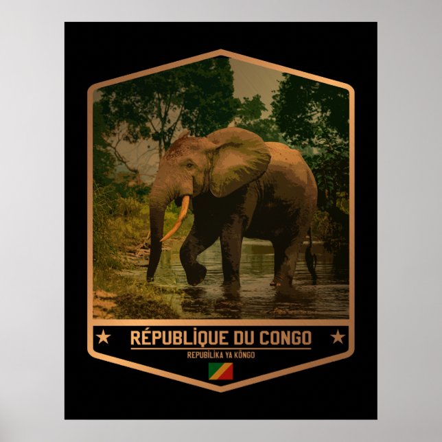 Republik Kongo Poster (Vorne)