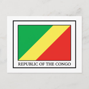 Republik Kongo Postkarte