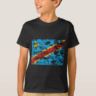Republik Kongos-Flagge T-Shirt