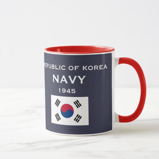 Republik Korea Navy Tasse 한 국 군 해 머 컵 그 공 화국 (Rechts)