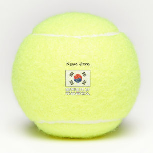 Republik Korea S Südkoreanische Flagge Personalisi Tennisbälle