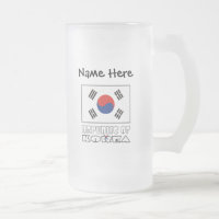 Republik Korea Südkoreanische Flagge Personalisier