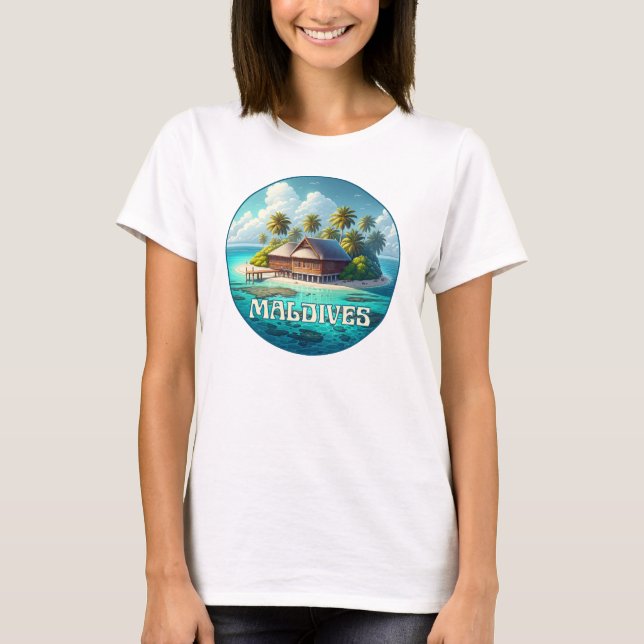 Republik Malediven T-Shirt (Vorderseite)