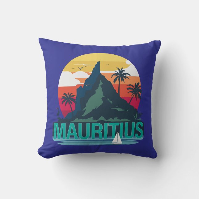 Republik Mauritius Kissen (Vorderseite)