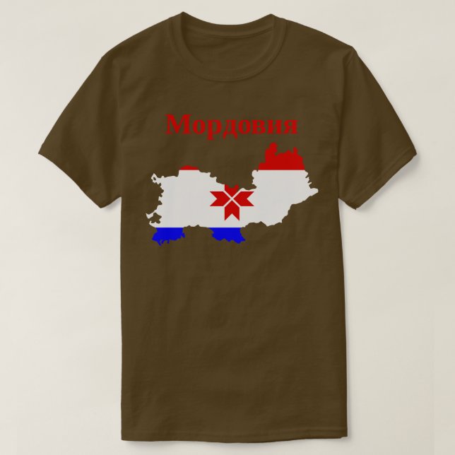 Republik Mordovia Russland T-Shirt (Design vorne)