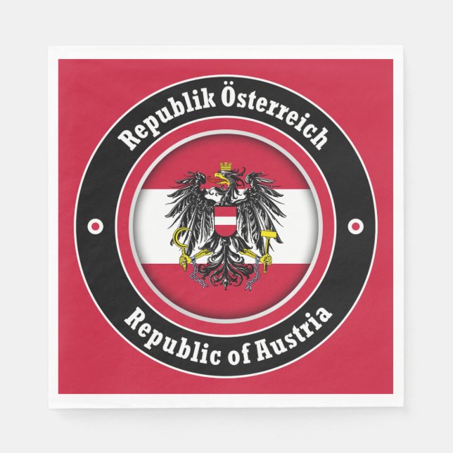 Republik Österreich Serviette (Vorderseite)