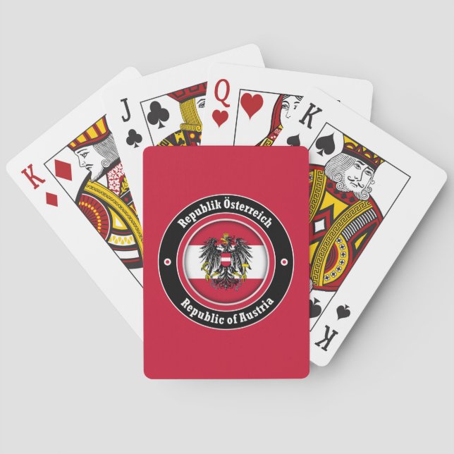 Republik Österreich Spielkarten (Rückseite)