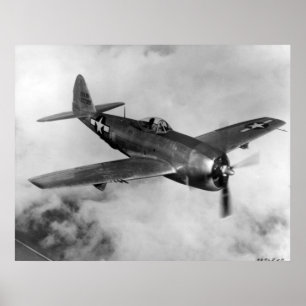 Republik P-47 Thunderbolzen Poster
