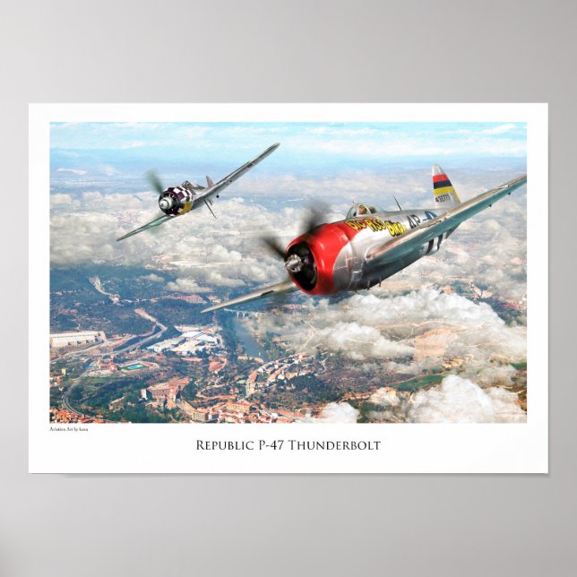Republik P-47 Thunderbolzen Poster (Vorne)