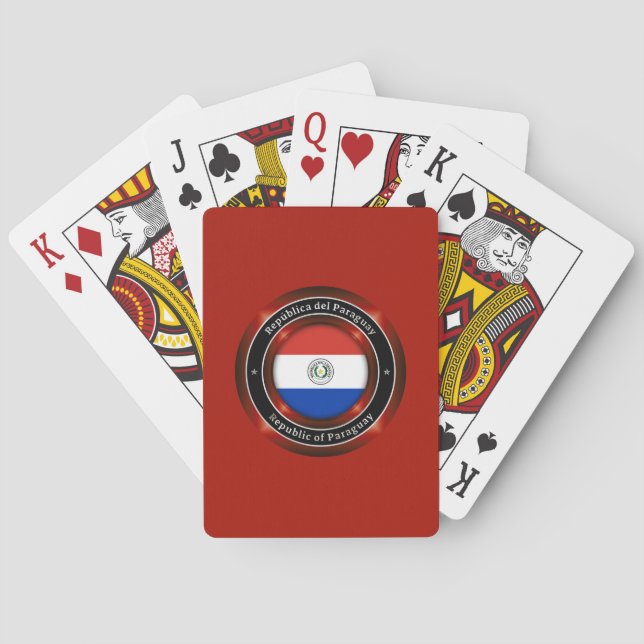 Republik Paraguay Spielkarten (Rückseite)
