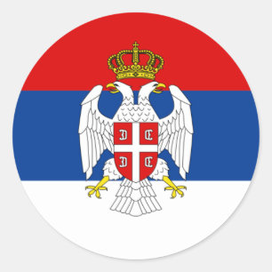Republik Serbien Krajina, Kroatien Runder Aufkleber