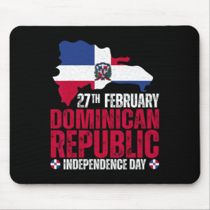 Republik Unabhängigkeit Tag Dominikanische Flagge  Mousepad