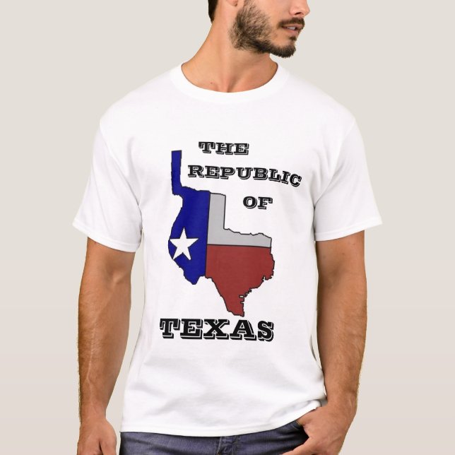 Republik von Texas - besonders angefertigt T-Shirt (Vorderseite)