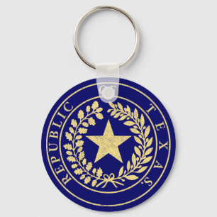 Republik von Texas-Siegel Schlüsselanhänger