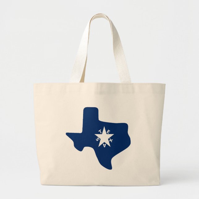 Republik von Texas-Tasche Jumbo Stoffbeutel (Vorne)