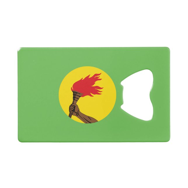 Republik Zaire - Demokratische Republik Kongo Geldbeutel Flaschenöffner (Vorderseite (Horizontal))
