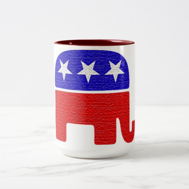 REPUBLIK ZWEIFARBIGE TASSE (Mittel)