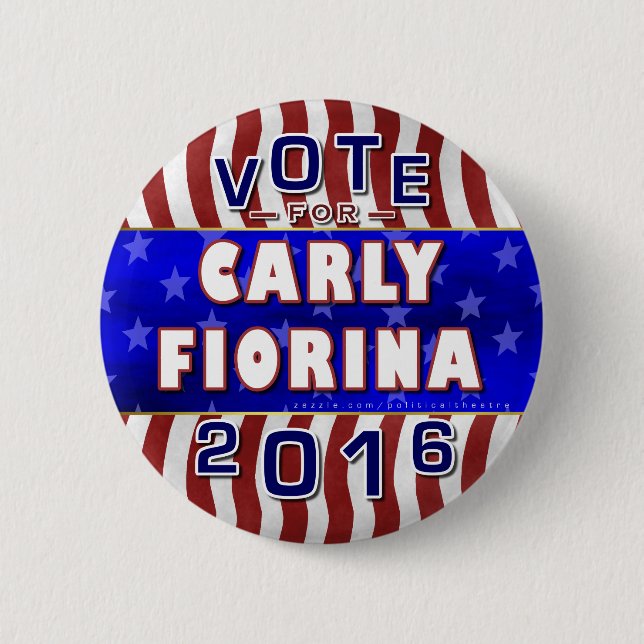 Republikaner 2016 Carly Fiorina-Präsidenten-Wahl Button (Vorderseite)