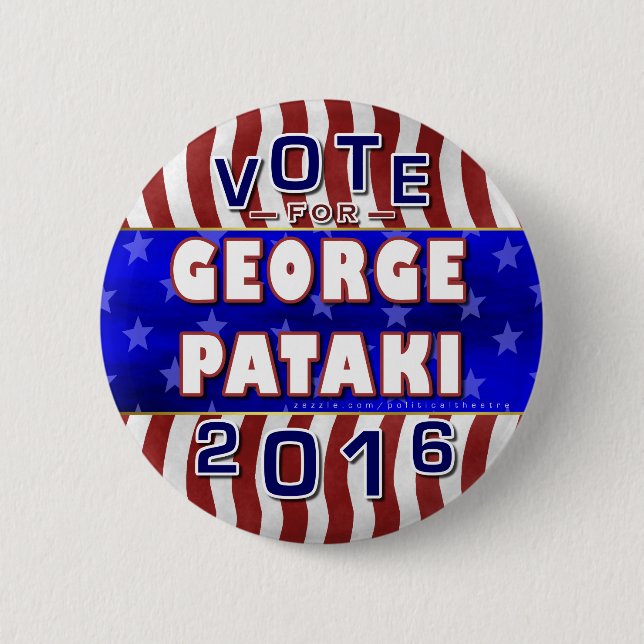 Republikaner 2016 George Pataki Präsidenten-Wahl Button (Vorderseite)