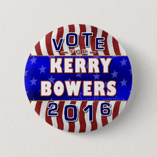 Republikaner 2016 Kerrybowers-Präsidenten-Wahl Button