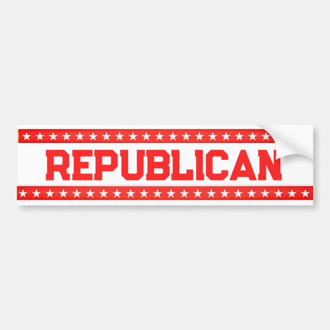Republikaner Autoaufkleber (Vorne)