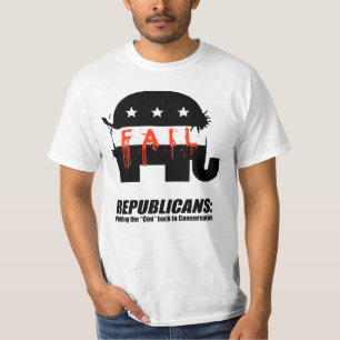Republikaner - den Betrug in Konservativen zurück T-Shirt