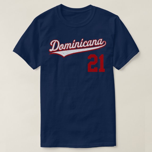 Republikaner Dominicana Baseball Dominikaner Beisb T-Shirt (Design vorne)