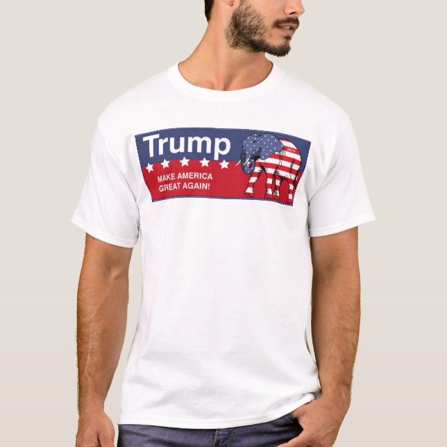 Republikaner Donald Trump 2016 T-Shirt (Vorderseite)